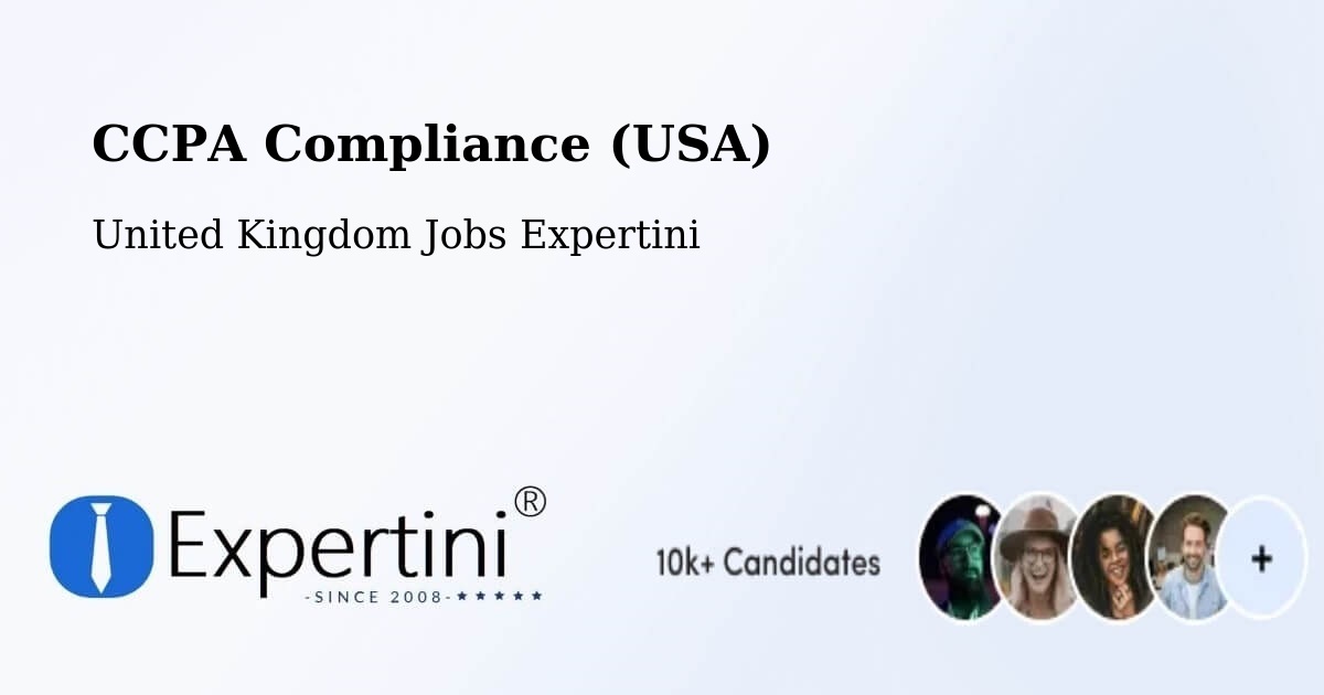 CCPA Privacy Rights & Compliance Notice – Lancing - United Kingdom Jobs Expertini
